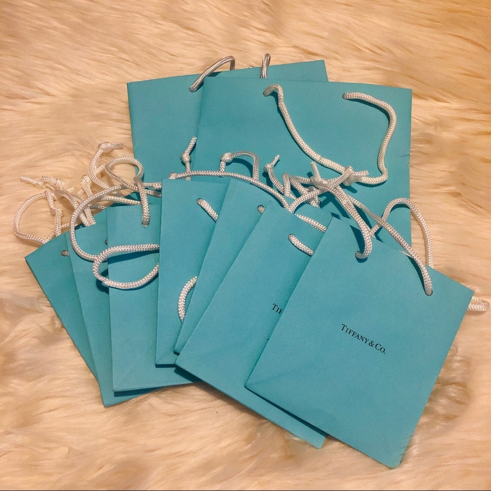 Lot of 9 Tiffany & Co. Gift/Shopping Bags